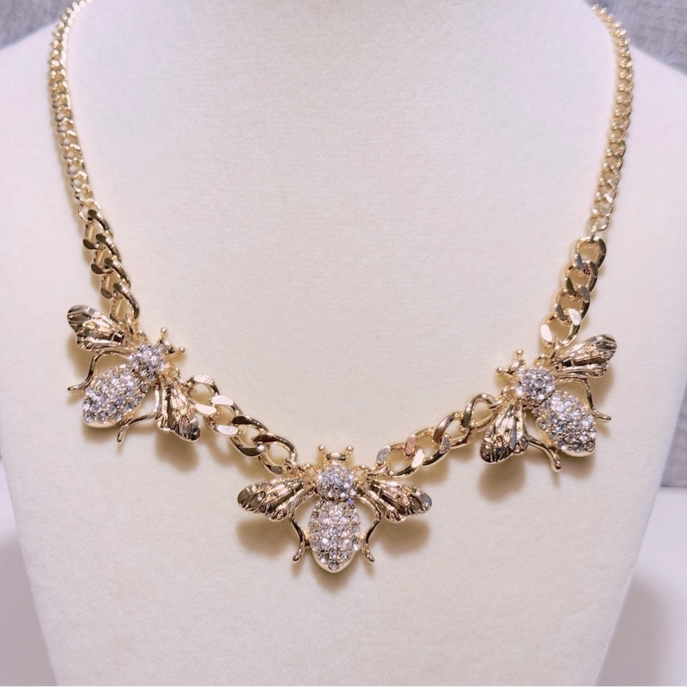 Lilly Pulitzer Pave Encrusted Bee Necklace NWT